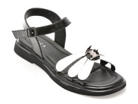 Sandale EPICA alb-negru, 341125, din piele naturala - 1
