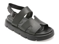 Sandale EPICA negre, 1157D32, din piele naturala - 1
