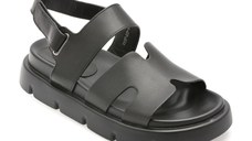 Sandale EPICA negre, 1157D32, din piele naturala