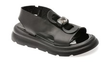 Sandale EPICA negre, 4004044, din piele naturala