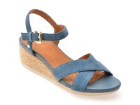Sandale GEOX albastre, D55HHB, din piele intoarsa - 1