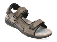 Sandale GEOX gri, U55ELB, din piele ecologica - 1