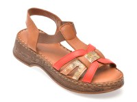 Sandale IMAGE multicolor, 8406, din piele naturala - 1