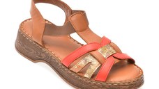 Sandale IMAGE multicolor, 8406, din piele naturala