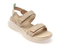 Sandale SKECHERS bej, VAPOR FOAM, din material textil - 1