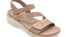 Sandale SKECHERS gri, EASY GOING, din piele ecologica