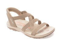 Sandale SKECHERS gri, REGGAE SLIM, din material textil - 1
