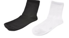 Sosete ALDO alb-negru, 14087636, din material textil