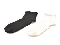 Sosete ALDO alb-negru, FRILLUXE 003, din material textil - 1