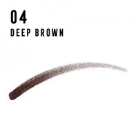 Creion sprancene Max Factor Real Brow Fill & Shape, 04 Deep Brown - 2