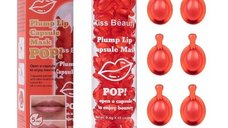 Kiss Beauty Plump Lip Capsule Mask Pop - Set de 45 Capsule pentru Volumizarea Buzelor