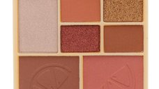 Paleta de farduri Sunkissed Citrus Crush, 7 nuante pentru ochi si fata