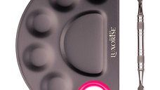 Paleta de mixare metalica Luxorise in nuanta neagra