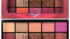 Paleta fard de ochi Technic Hot Love, 15 nuante vibrante