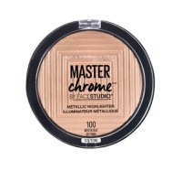Pudra iluminatoare Maybelline Master Chrome, Nuanta 100 Molten Gold - 1