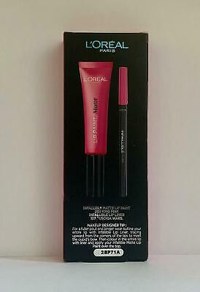 Ruj de buze + Creion contur L'Oreal Lip Kit Paint 202 King Pink - 6
