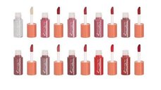 Set 10 rujuri lichide Ranee Pearly Lustre Lipgloss - Multicolor