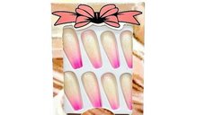 Set 12 Unghii False Degrade Fashion Nail Model 04
