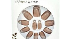 Set 12 Unghii False French VV Meijiaer Model 03