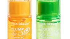Set 2 Luciuri de Buze Hidratare si Volum Kiss Beauty Plump cu Lamaie si Aloe Vera