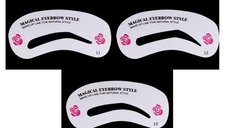Set 3 Sabloane pentru Sprancene Makeup Magical