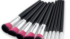 Set de Pensule de Machiaj Fraulein 10, Culoare Neagra