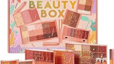 Set Machiaj Sunkissed Naturally Bronzed Beauty Box - 8 Produse pentru Ten, Ochi si Buze