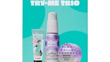 Set pentru Curatarea Porilor, Benefit, Try Me Trio, Primer, Demachiant, Masca