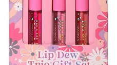 Trio Uleiuri de Buze Sunkissed, Lip Dew Gift Set, 3 Nuante