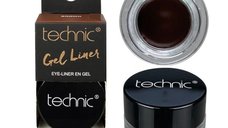 Tus de Ochi Gel Technic, Gel Pot Liner Eyeliner, Maro, 3 g