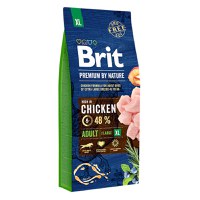 Brit Premium By Nature, Adult Giant Breed, XL, Pui, hrană uscată câini, 15kg - 1