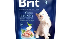 Brit Premium by Nature, Kitten, Pui, hrană uscată pisici junior, 1.5kg