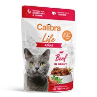 Calibra Cat Life Pouch Adult, Vită, (in sos), 85g - 1