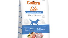 Calibra Dog Life Adult Medium Breed cu Pui, 12kg+2kg