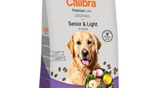 Calibra Premium Line Senior & Light, Pui, hrană uscată câini senior, 12kg