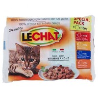 Lechat hrană umedă pentru Pisici, 4 x 100g - 1