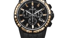 Ceas Barbatesc Louis XVI LXVI1183 Majeste Frosted Iced Out, Cronograf 43mm, 10ATM