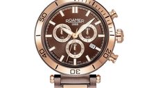 Ceas Barbatesc Roamer Toscana 994837 47 65 20 cu Cronograf de 43mm si Rezistenta la Apa 5ATM
