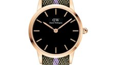 Ceas de dama Daniel Wellington DW00100680 Iconic NATO Verde/Purpurie 28mm 3ATM