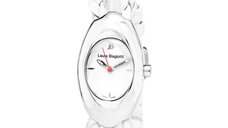 Ceas de dama Laura Biagiotti LBSM0056L-03 cu cadran alb si curea din piele