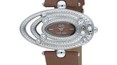 Ceas Q&Q Fashion KV09-322Y pentru Dama - Stil Casual si Elegant