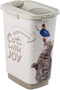 Container hrana pisici plastic imprimeu Rotho Cody 25 L - 1