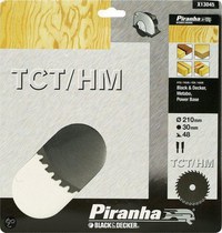 Disc 210 x 30 mm Black+Decker X13045 Lemn TCT HM 48T - 1
