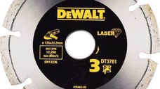Disc diamantat pentru materiale dure & granit Dewalt DT3761 125 mm