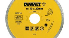 Disc Diamantat Pentru Placi Ceramice DeWalt DT3714 110 x 20 mm Pentru DWC410