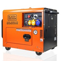 Generator Curent Electric Diesel Black+Decker BXGND5300E 5300 W mufa ATS - 1