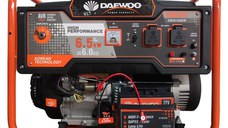 Generator Daewoo GDK6500E 6 kW max 6.5 kW Start Electric Cu roti si manere