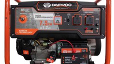 Generator Daewoo GDK7500E 7.2 kW max 7.5 kW Electric Start Cu roti si manere