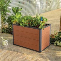 Ghiveci mobil maro Keter Maple Garden Bed Evotech 88 l - 1