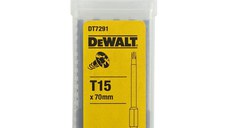 Set 5 biti DeWALT DT7291 de torsiune Torx T15 70mm
